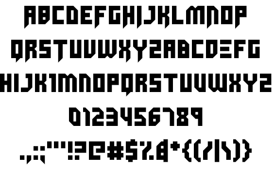 Dubspikes font插图1