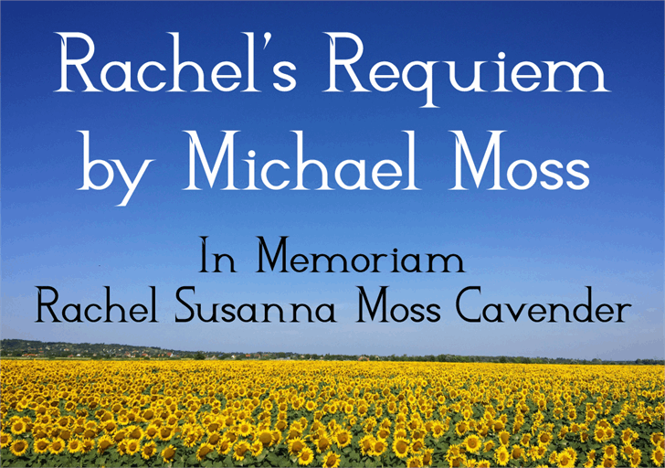 Rachel's Requiem font插图2