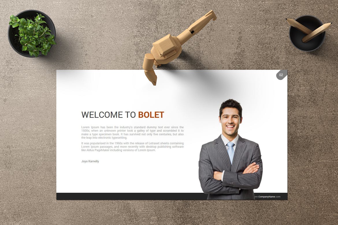 企业发展史/企业校园宣讲会素材库精选PPT模板 Bolet Powerpoint插图(2)