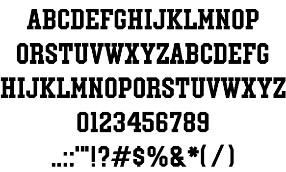 Rumblesport Athletic font插图2