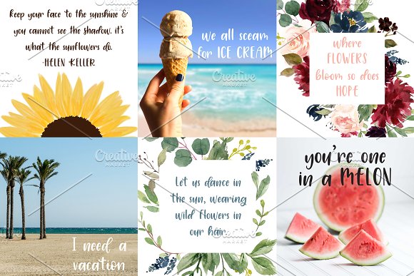 Sunset Skies Hand Lettered Font插图1