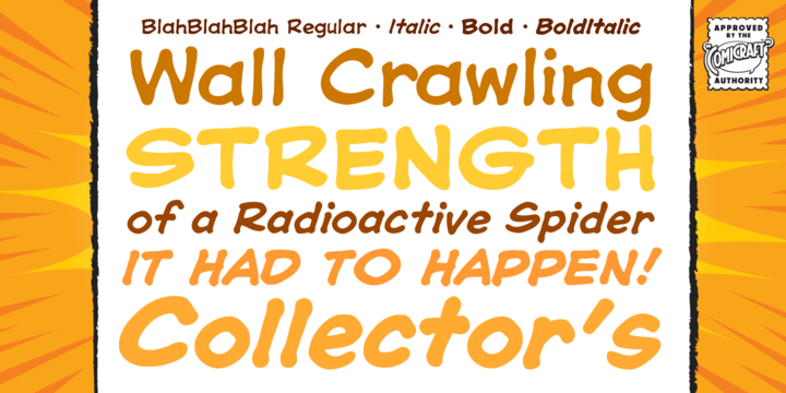 Blah Blah Blah Font Family插图1