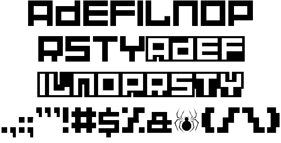 NONPLAYER font插图2 NONPLAYER font插图2