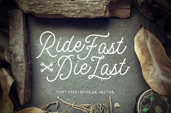 Motherline Vintage Toolbox Font插图2