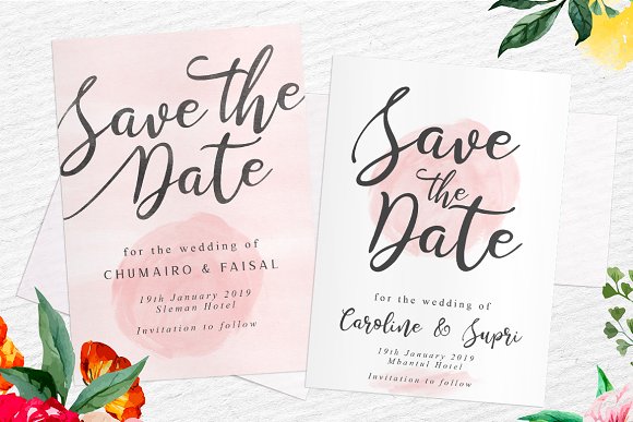 Storyline Font & Watercolour Pack插图3