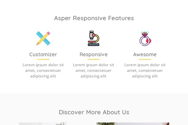 响应式多用途EDM邮件模板素材库精选 Asper Responsive Multipurpose Email Template插图(2)