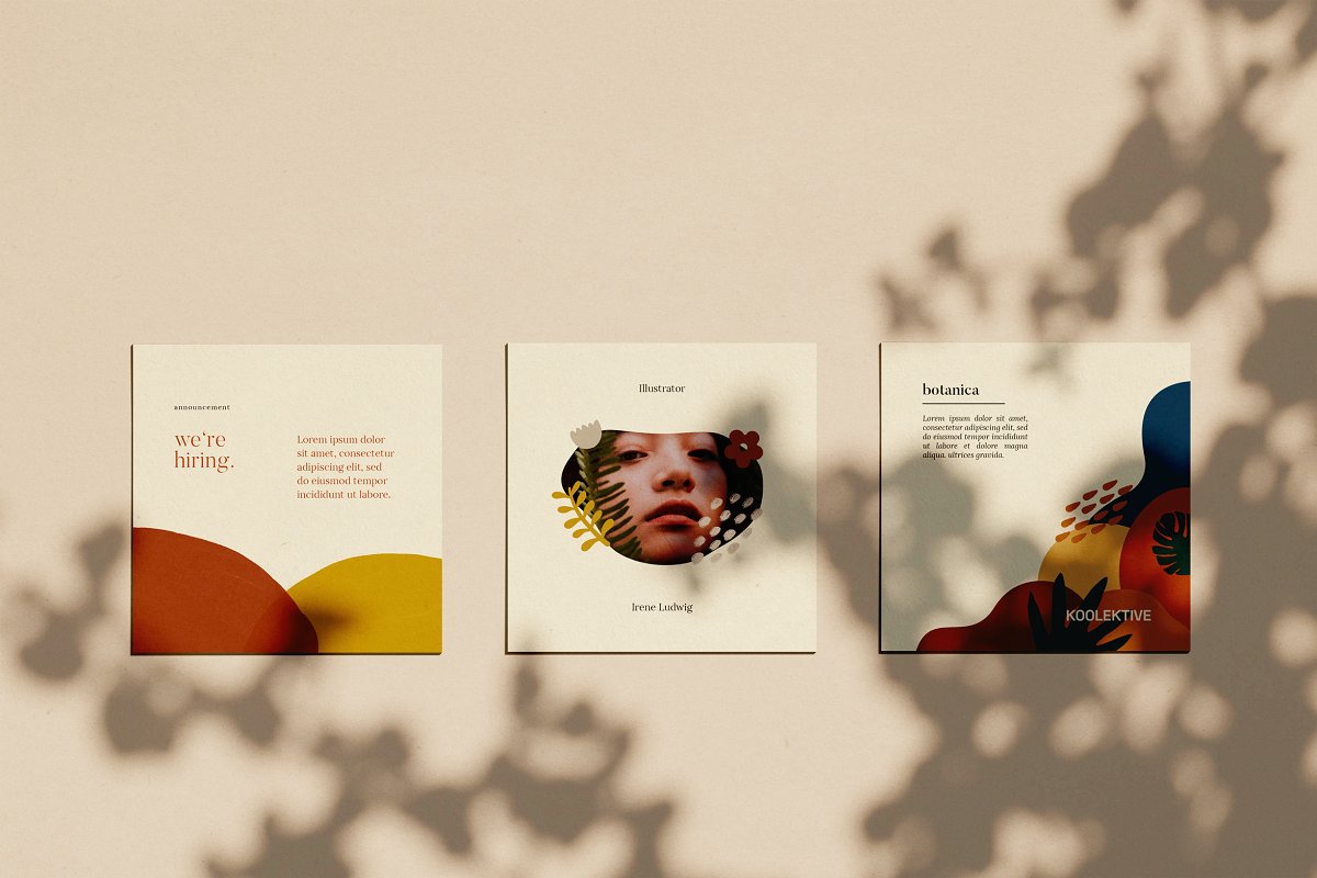 VORMA-时尚Instagram社交媒体方形设计模板素材库精选插图(6)