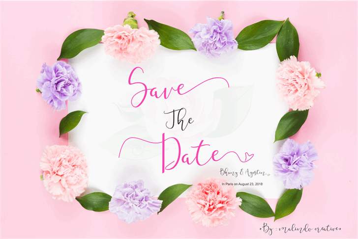 mahligai font插图3