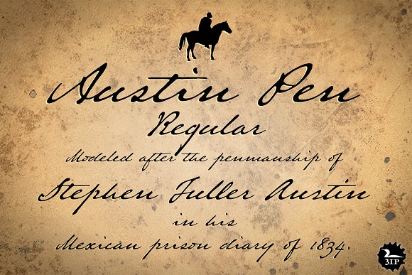 Austin Pen Regular插图