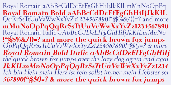 Royal Romain Font插图1