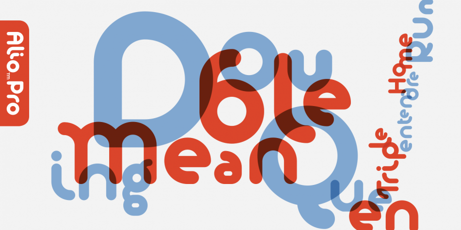 Alio Pro Font Family插图