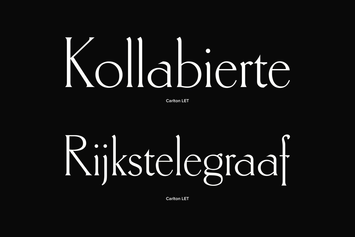 Carlton Font插图2
