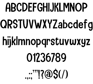 Camping Holiday DEMO font插图1