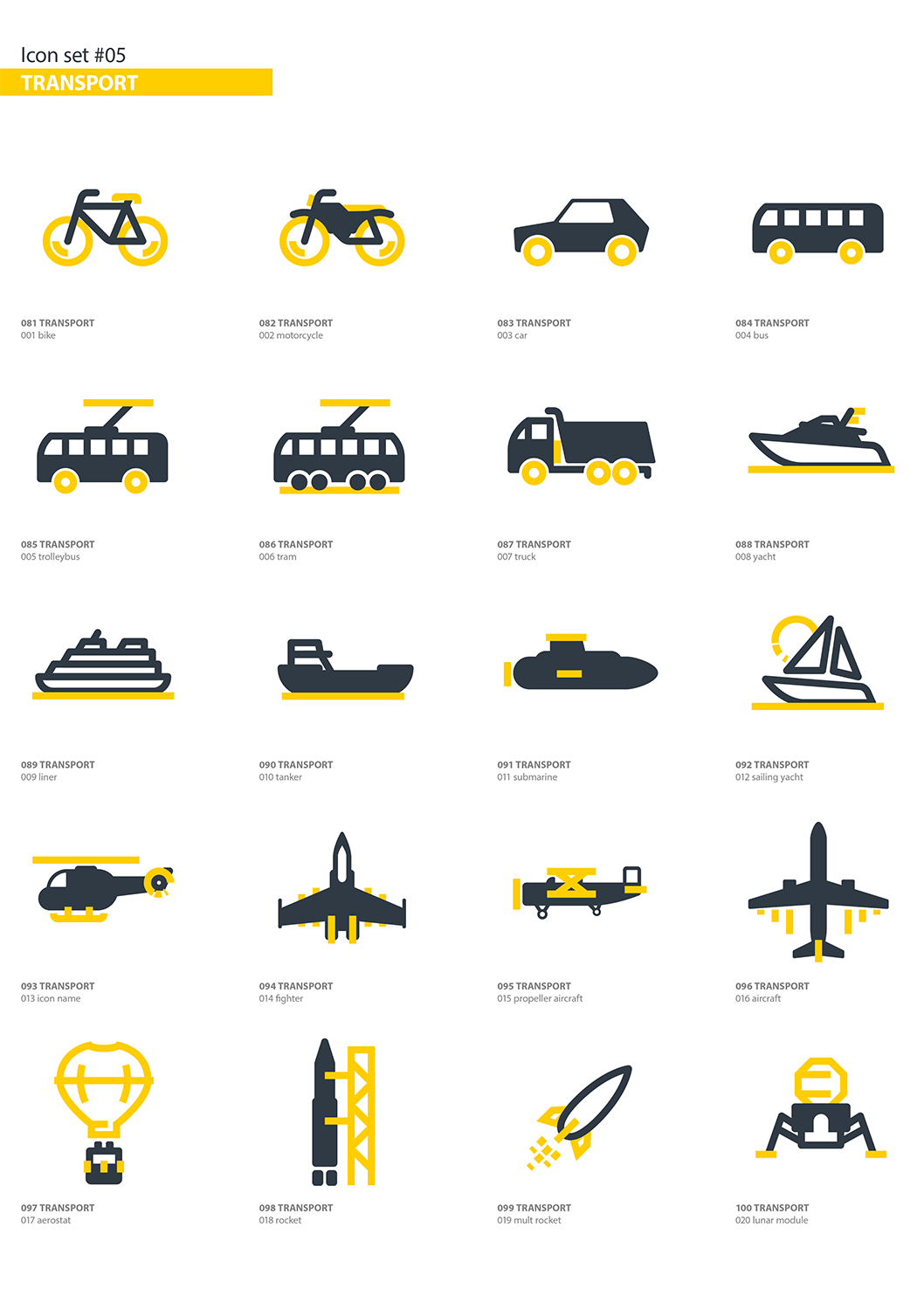 300+多行业分类扁平设计风格矢量图标素材 300+ Flat Icons Package插图(15)