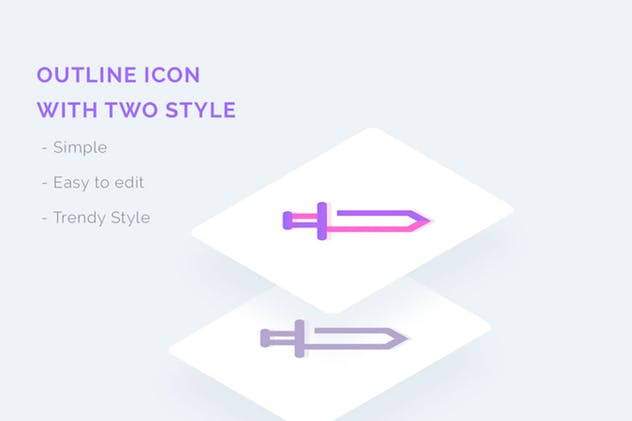 游戏主题UI设计矢量图标素材 UICON Gamers Icons插图(6)