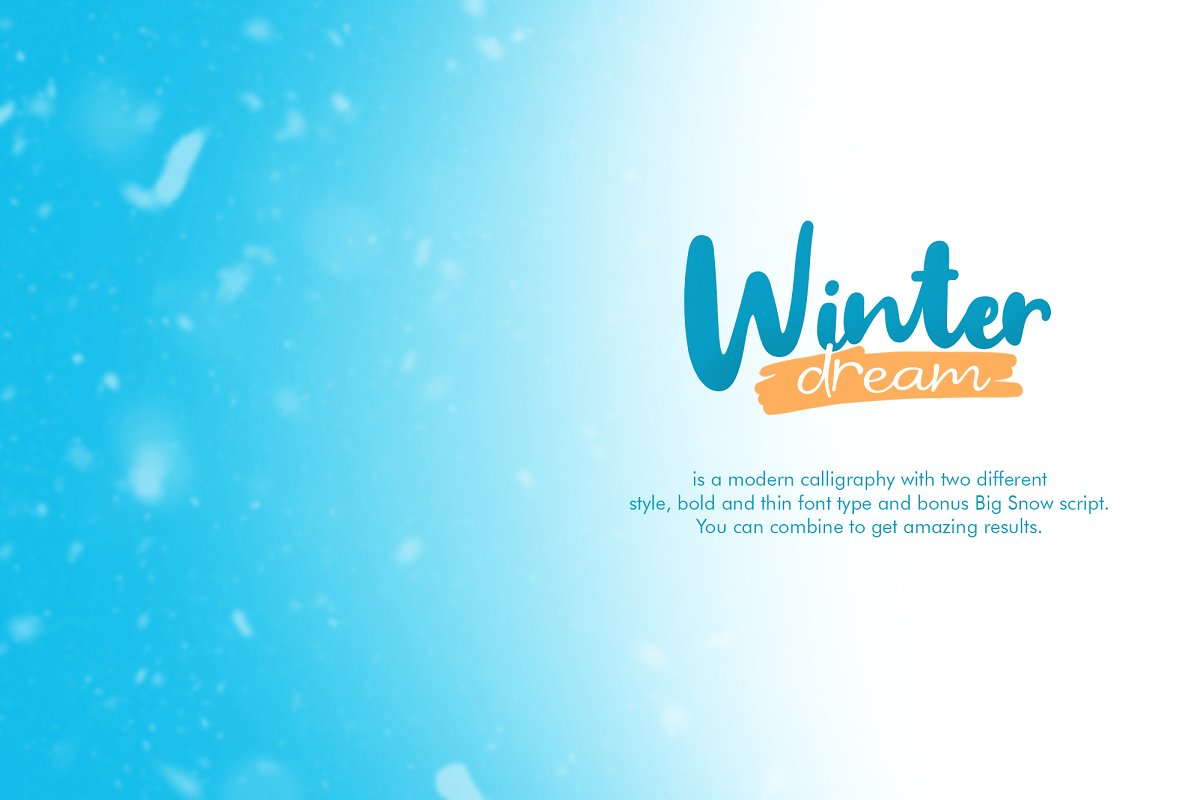 Winter Dream Trio Font插图1