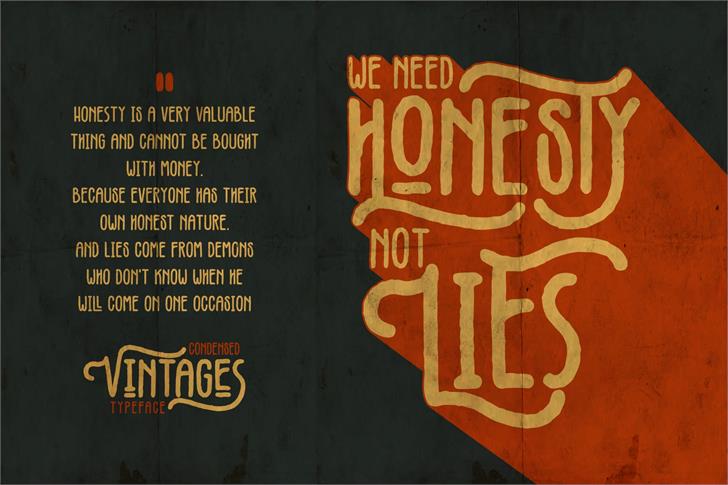 Vintages font插图3