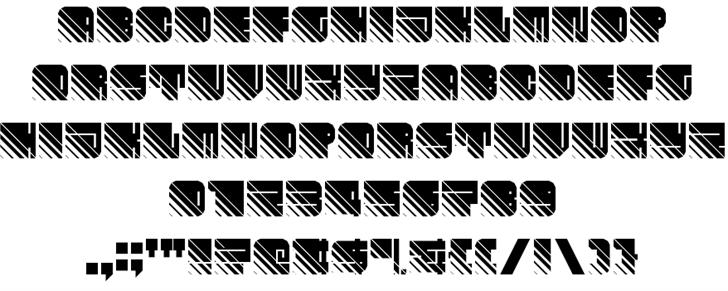 Fleshy Spare font插图2