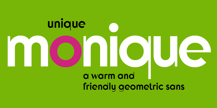 Monique Sans BF Font插图