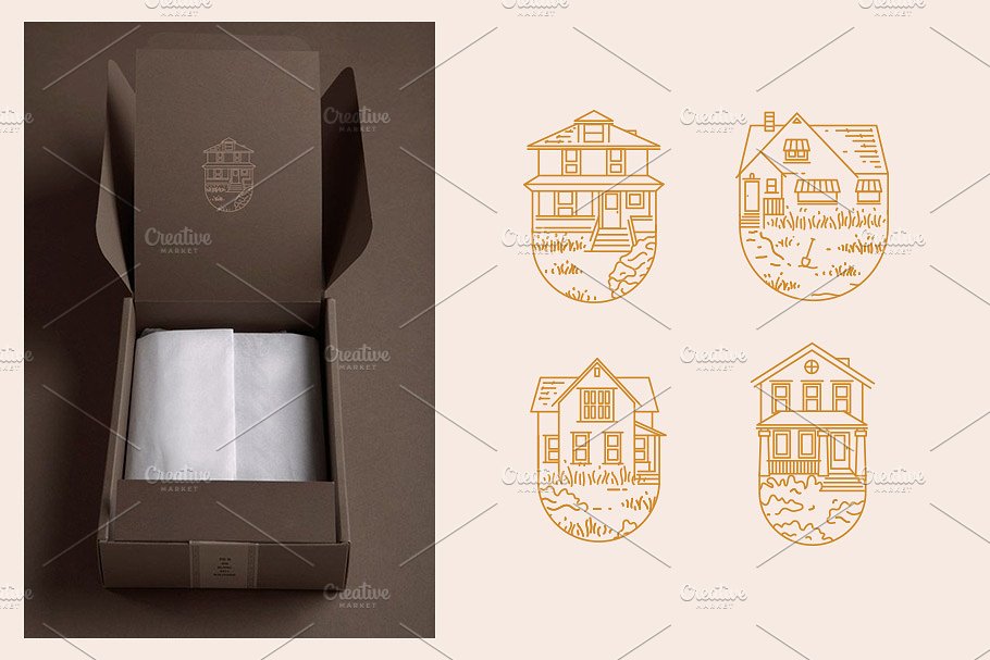 建筑房子主题图标集 Home Icons插图(2)