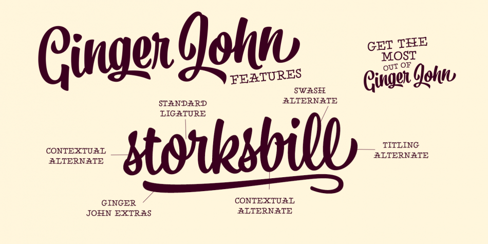 Ginger John Font Family插图2