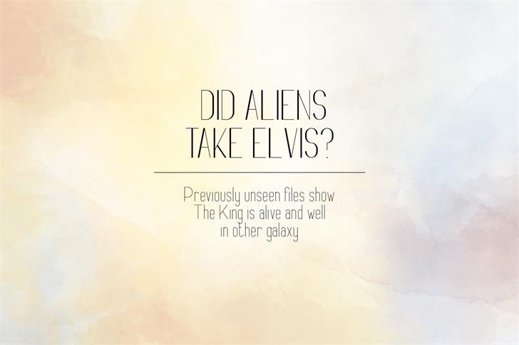 Fancy Light font插图2