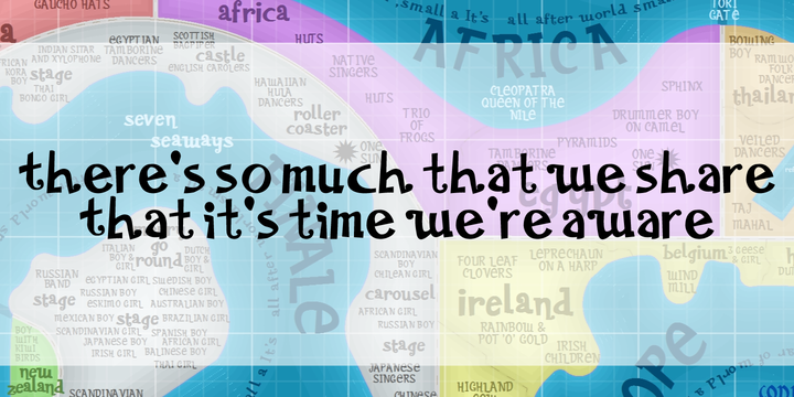 The Happiest Cruise in Anaheim Font插图1