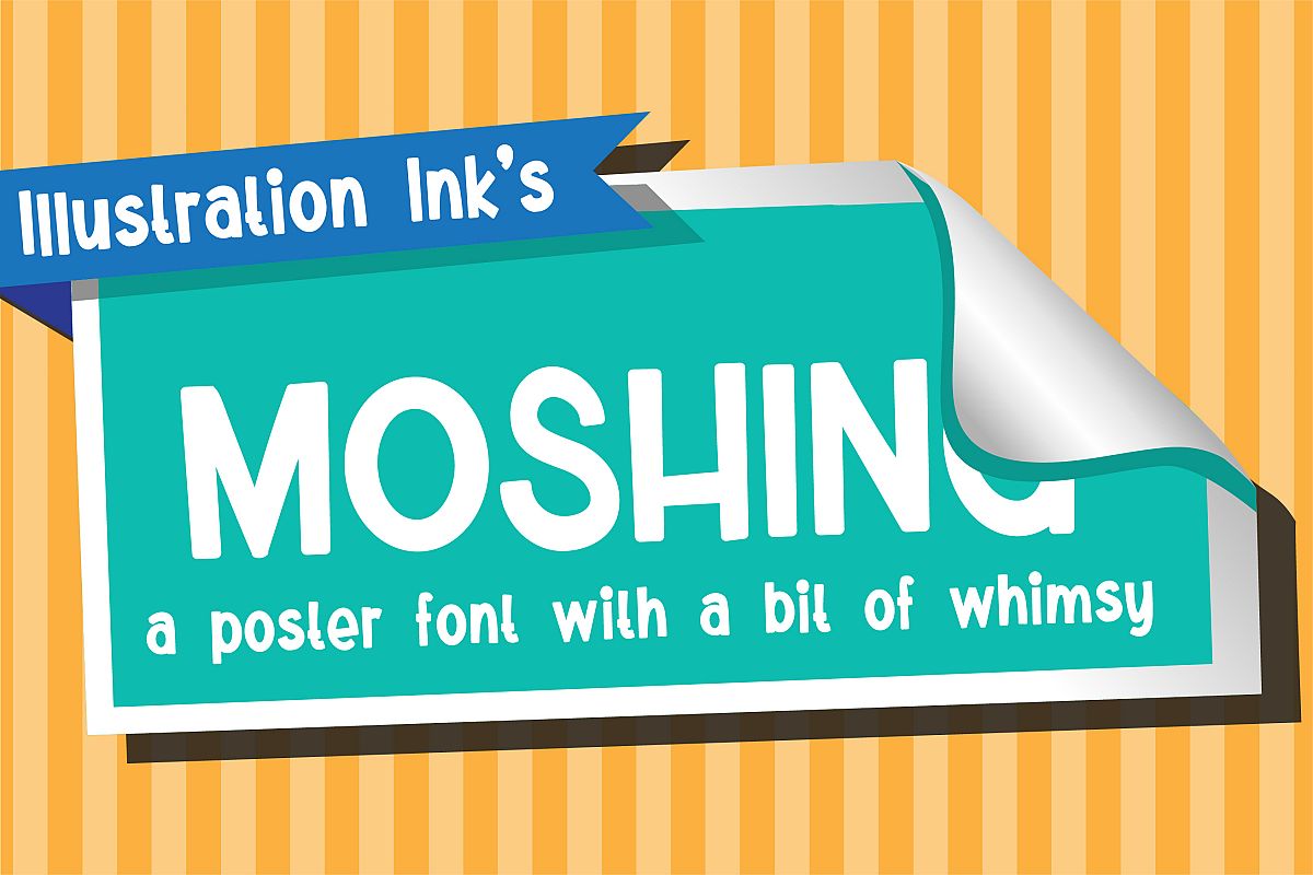 ZP Moshing Regular Font插图