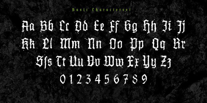 XXII InAshes Font插图2