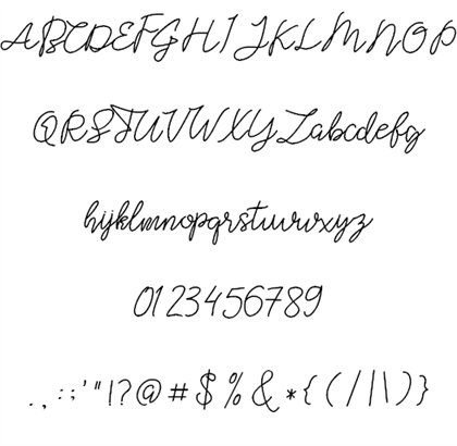 Ghicella font插图1