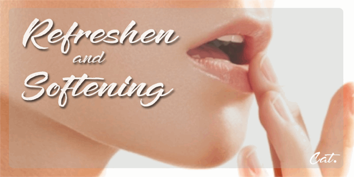 Refreshen and Softening font插图 Refreshen and Softening font插图