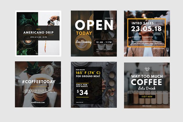 社交媒体新媒体Banner广告模板v01 Social Media Banners 01插图(1)