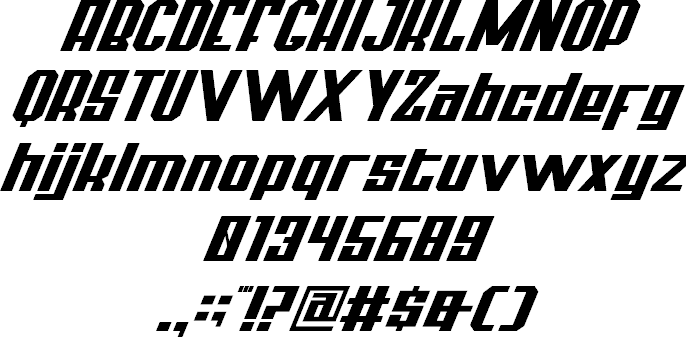 Thunderbold Demo font插图3 Thunderbold Demo font插图3