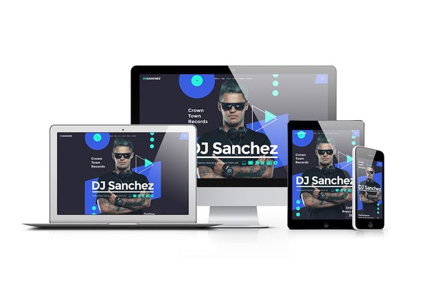 创意DJ音乐舞厅KTV品牌网站Muse模板素材库精选 ProDJ – Creative DJ / Producer Site Muse Template插图(1)