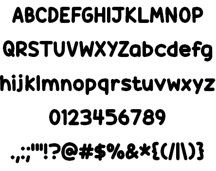 Candy Beans font插图1