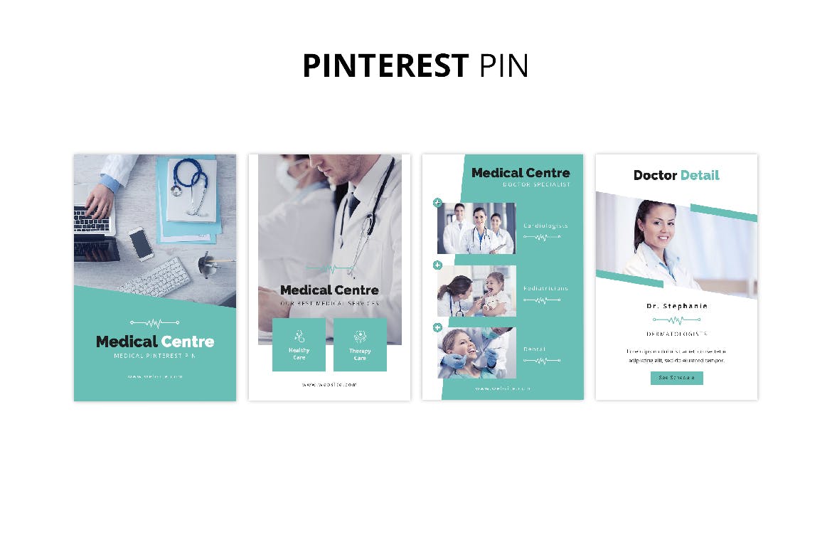 医疗机构/私人诊所社交媒体推广设计素材包 Medical Centre Social Media Kit插图(7)