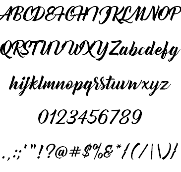 Bernadette font插图1