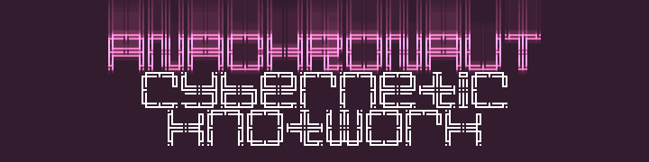 Anachronaut font插图