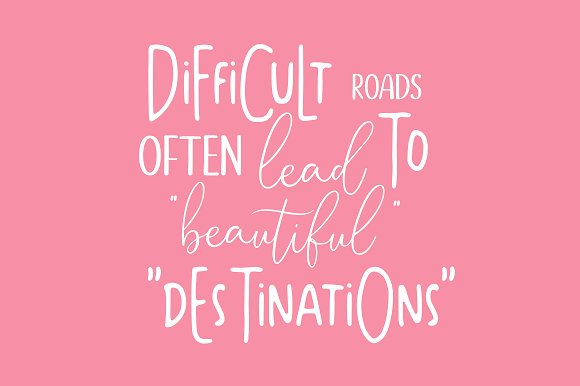 Summer Lemonade Font插图3