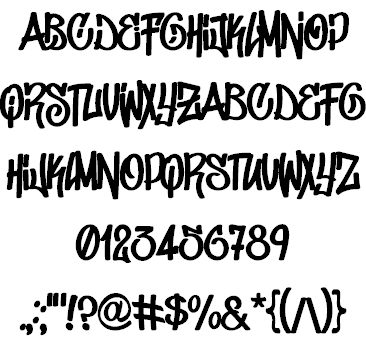 Don Graffiti font插图1