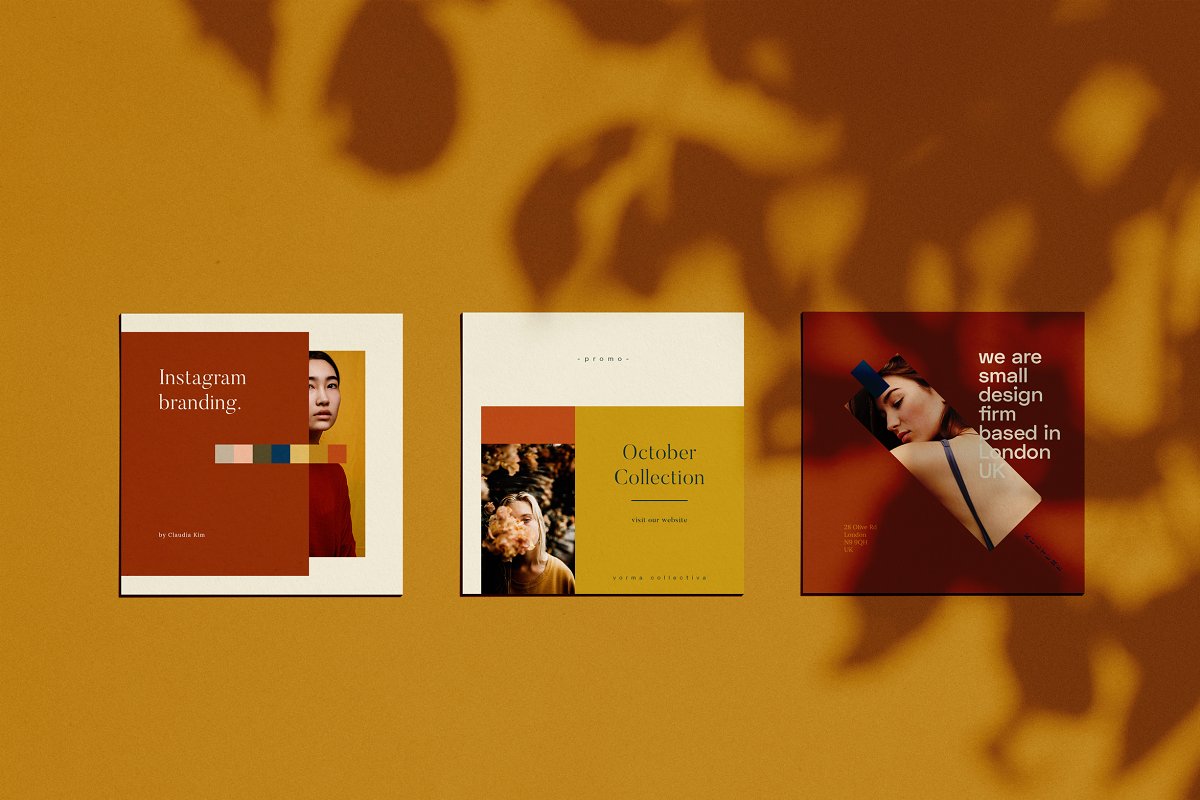 VORMA-时尚Instagram社交媒体方形设计模板素材库精选插图(5)