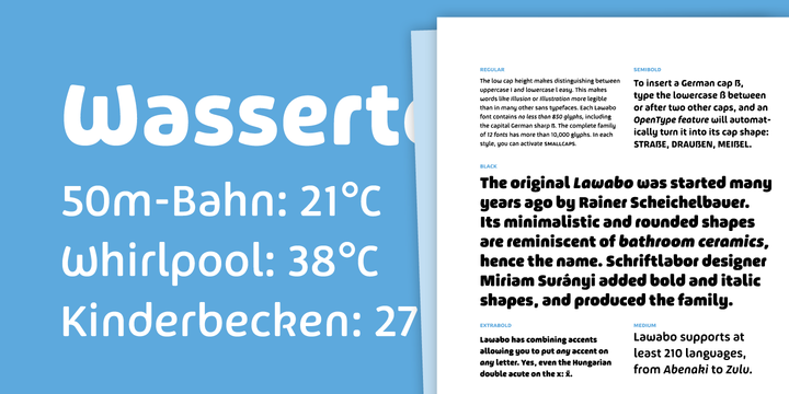 Lawabo Font Family插图2