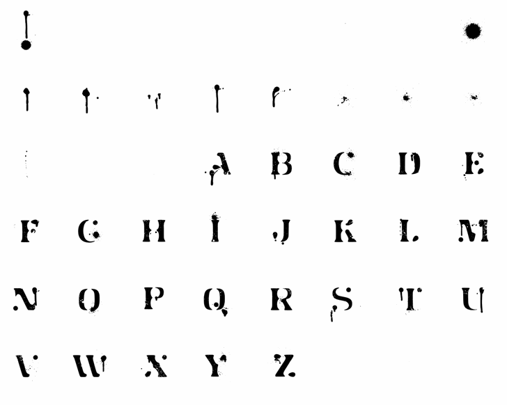 Jot Spray Paint font插图1