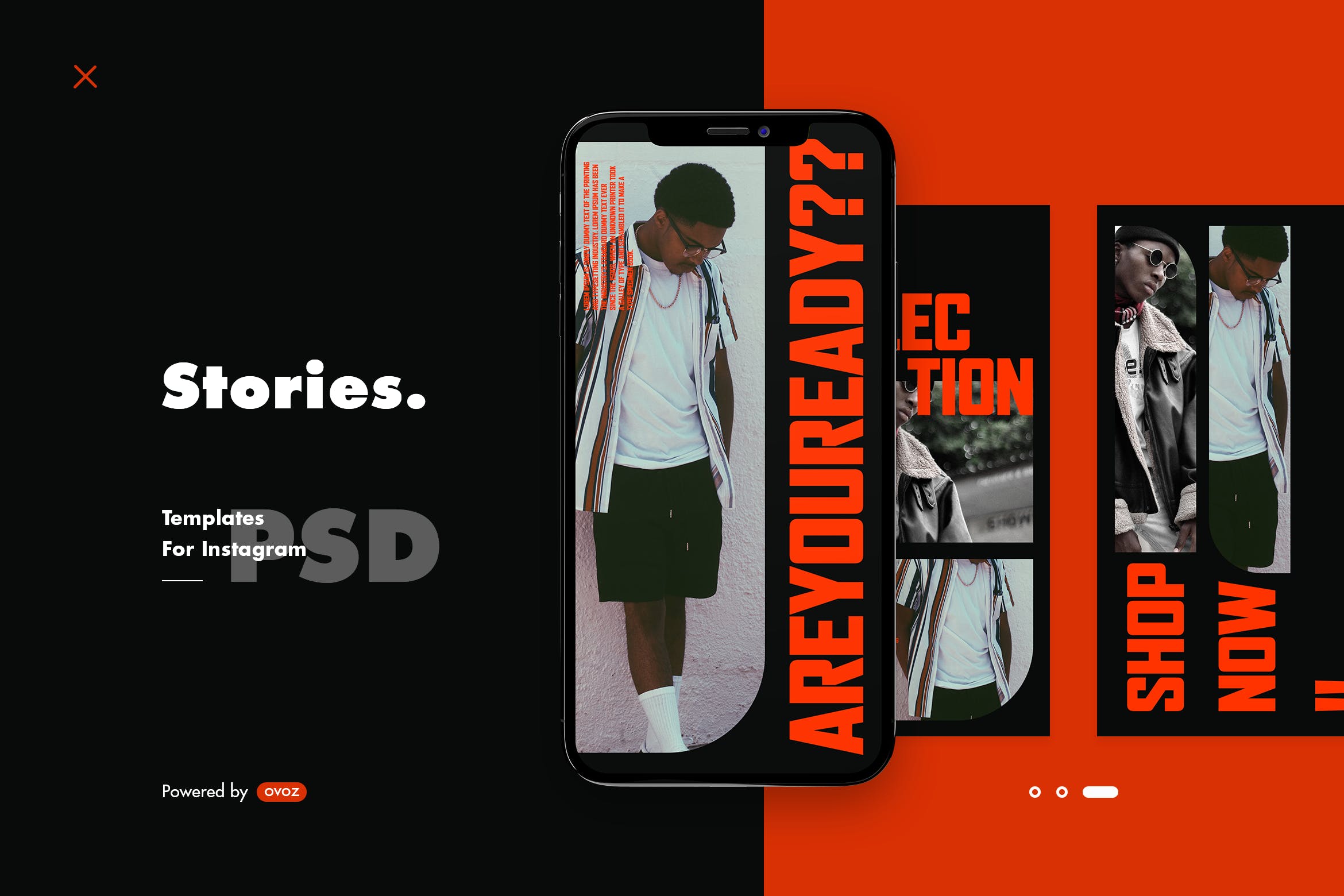 Instagram社交时尚潮牌品牌故事设计模板素材库精选 Instagram Story Template插图