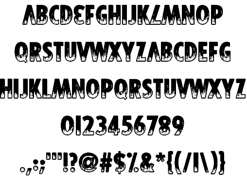 Tyrannothesaurus font插图1 Tyrannothesaurus font插图1