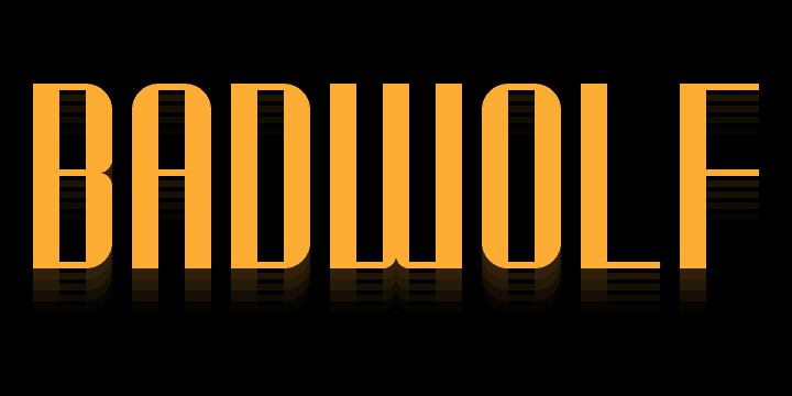 Badwolf font插图1