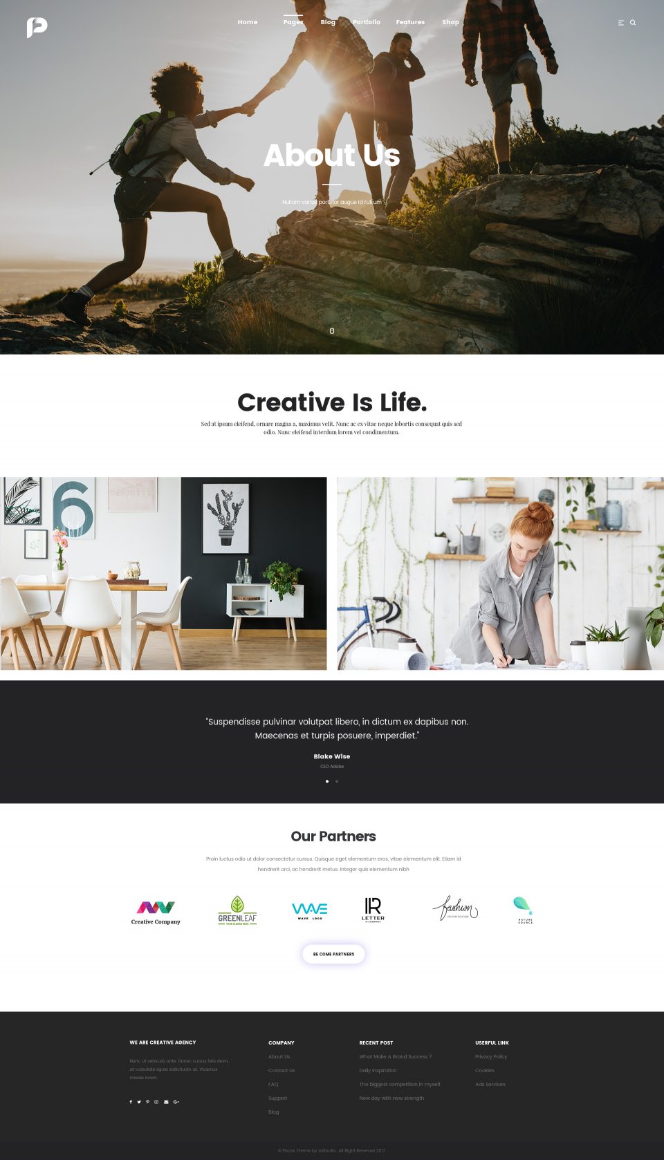 高质量网站全套 PSD 模板素材库精选 Pisces-Multi Concept PSD Template插图(26)