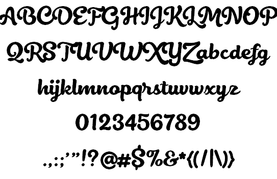 Belmonte font插图2