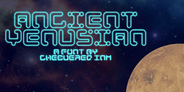 Ancient Venusian font插图 Ancient Venusian font插图