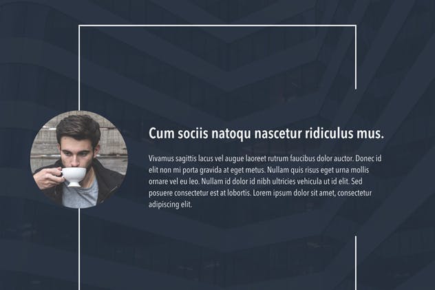 SWOT分析PPT模板下载 Midnight Office PowerPoint Template插图(2)